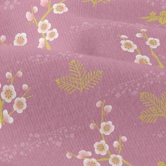 Elegant Japanese Cherry Blosso Modern Jersey