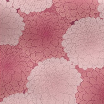 Red And Pink Hydrangea Jersey Backed Fleece