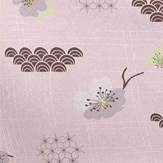 Japanese Cherry Blossoms And W Pongee
