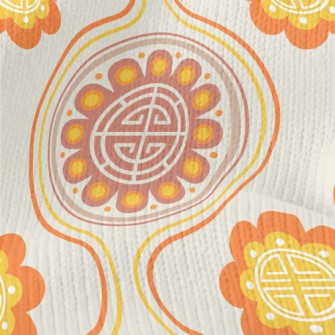 Korean Traditional Symbols Stretch Jersey