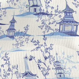 Hand Drawn Chinese Style Build Stretch Jersey