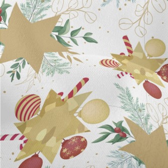 Christmas Star Decoration Lightweight Performance Linen