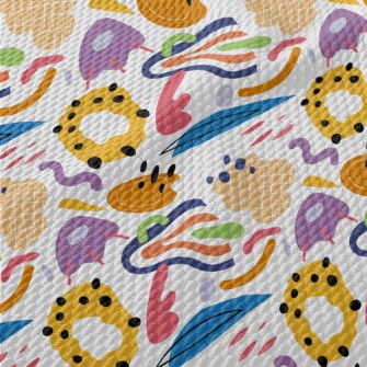 Wonderful Geometric Figures Birdseye Piqué