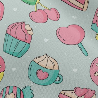 Cute And Colorful Desserts Chiffon