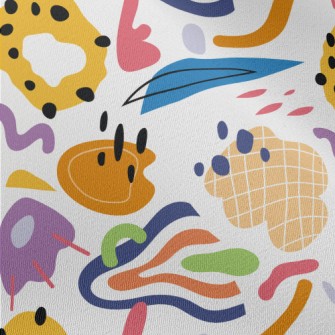 Wonderful Geometric Figures Chiffon