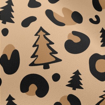 Leopard Print Christmas Tree Chiffon