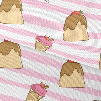 Cute Dessert Sundae Waterproof Oxford