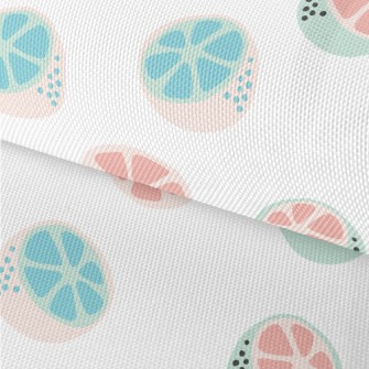 Fresh Contrasting Orange Fruit Waterproof Oxford