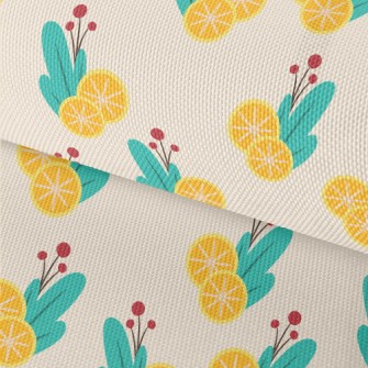 Sour Lemon Orange Waterproof Oxford