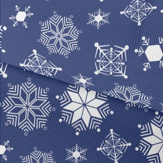 Snow And Snow Falling Waterproof Oxford