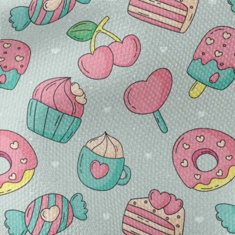 Cute And Colorful Desserts Waterproof Canvas