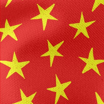 Classic Red Star Waterproof Canvas