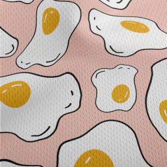 Perfect Poached Eggs Athletic Mesh Flat Back