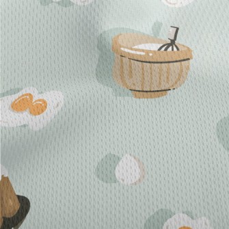 Eggs Made Into Cake Athletic Mesh Flat Back