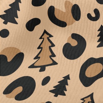 Leopard Print Christmas Tree Terry