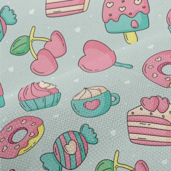 Cute And Colorful Desserts Performance Linen