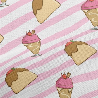 Cute Dessert Sundae Performance Linen
