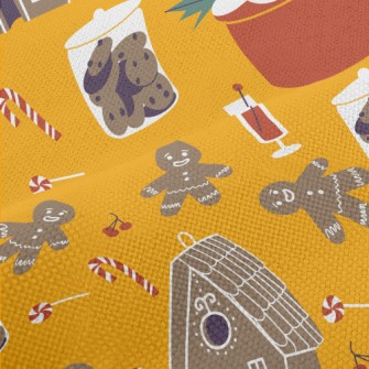 Merry Christmas Gingerbread Performance Linen