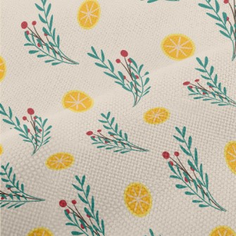 Warm Little Flowers Performance Linen