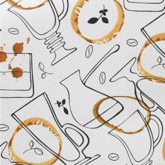 Cocktail Utensils Cups Twill