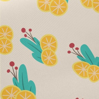 Sour Lemon Orange Twill