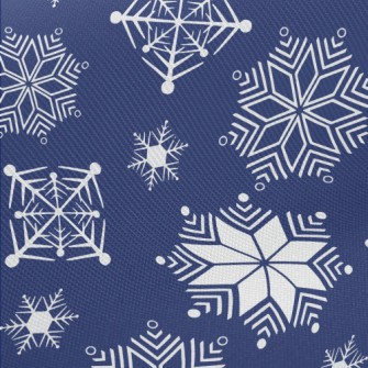 Snow And Snow Falling Twill