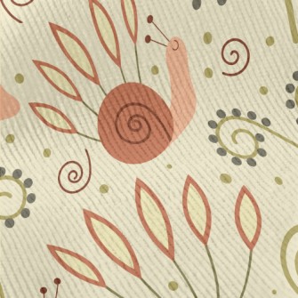 Cute Crawling Snail Standard Corduroy