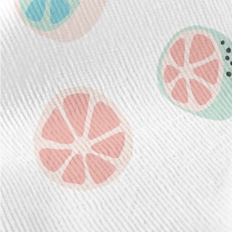 Fresh Contrasting Orange Fruit Standard Corduroy