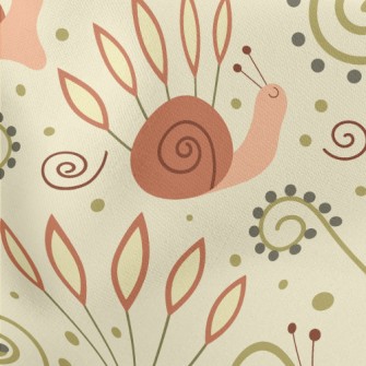 Cute Crawling Snail Stretch Ponte
