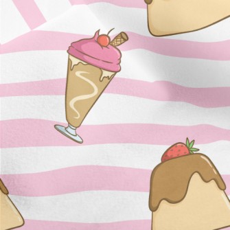 Cute Dessert Sundae Micro Fleece