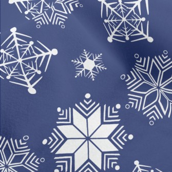 Snow And Snow Falling Micro Fleece