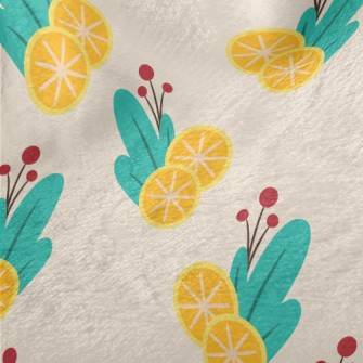 Sour Lemon Orange Minky