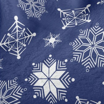 Snow And Snow Falling Minky
