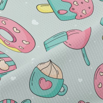 Cute And Colorful Desserts Piqué