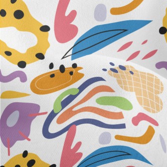 Wonderful Geometric Figures Lightweight Performance Linen