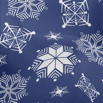 Snow And Snow Falling Lightweight Performance Linen