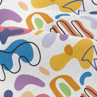 Colorful Art Geometry Modern Jersey