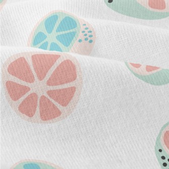 Fresh Contrasting Orange Fruit Modern Jersey