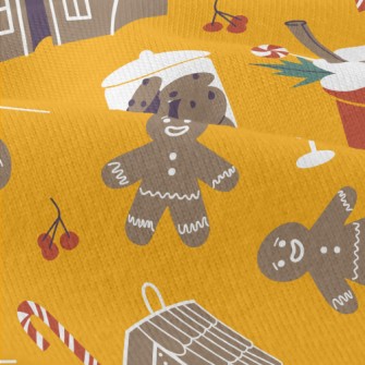 Merry Christmas Gingerbread Modern Jersey