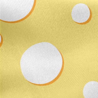 Simple Size Dots Jersey Backed Fleece