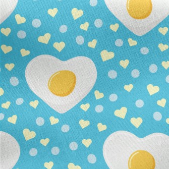 Love Poached Eggs Jersey Backed Fleece