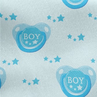 Baby Pacifier Jersey Backed Fleece