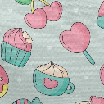 Cute And Colorful Desserts Pongee