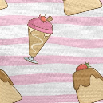 Cute Dessert Sundae Pongee