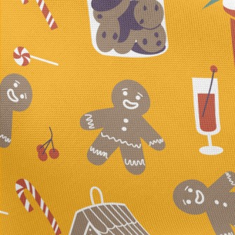 Merry Christmas Gingerbread Pongee