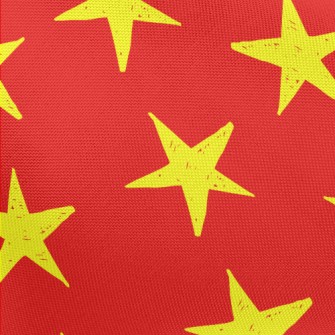 Classic Red Star Pongee