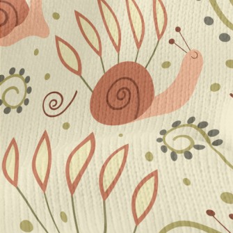 Cute Crawling Snail Stretch Jersey