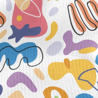 Colorful Art Geometry Stretch Jersey