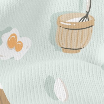 Eggs Made Into Cake Stretch Jersey