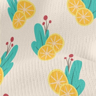 Sour Lemon Orange Stretch Jersey